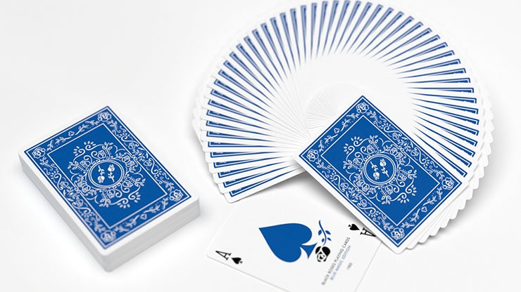 Black Roses Blue Magic Playing Cards Playing Cards by Daniel Schneider