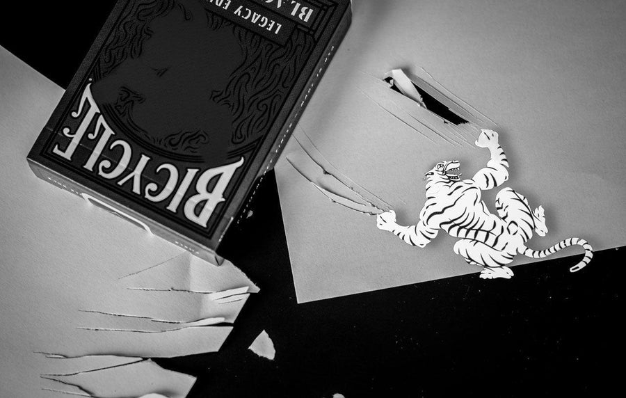 Bicycle Black Tiger Legacy Edition Playing Cards by Ellusionist