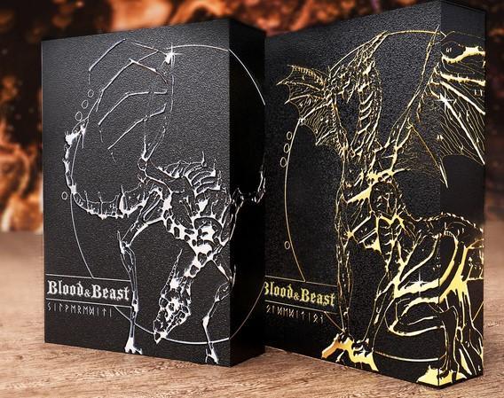 Blood and Beast (Gold-Gilded) Playing Cards* Playing Cards by RarePlayingCards.com