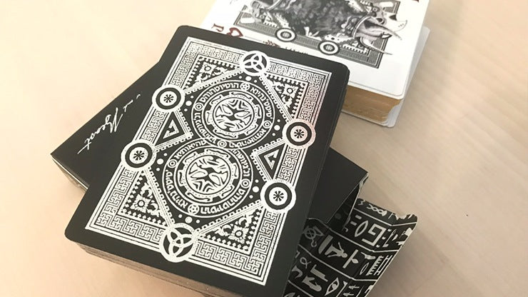 Blood and Beast (Silver) Playing Cards* Playing Cards by RarePlayingCards.com