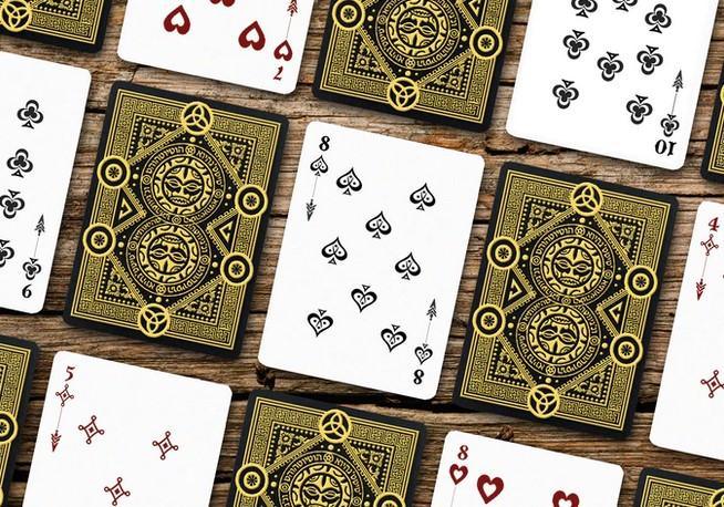 Blood and Beast (Gold-Gilded) Playing Cards* Playing Cards by RarePlayingCards.com