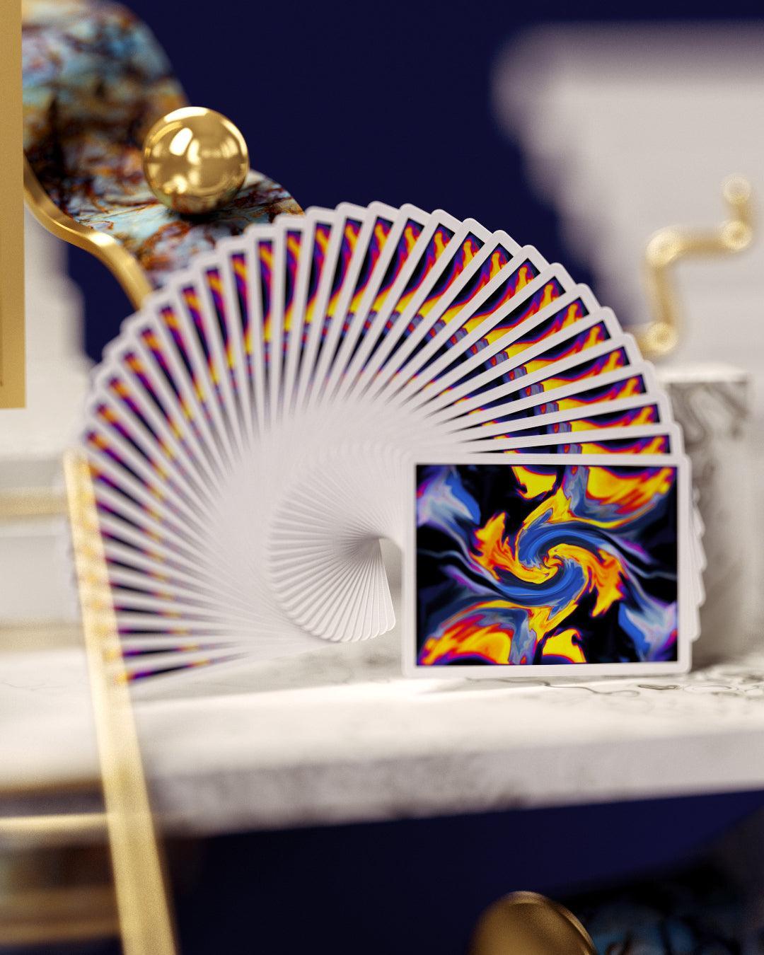 Ultra Diablo Blue Playing Cards Playing Cards by Gemini