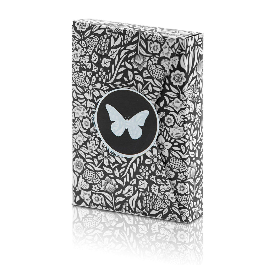 Butterfly Playing Cards - Unmarked Black and White Playing Cards by Ondrej Psenicka