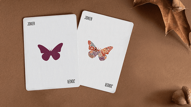 Butterfly Seasons Marked Playing Cards - Autumn Edition Playing Cards by Butterfly Playing Cards