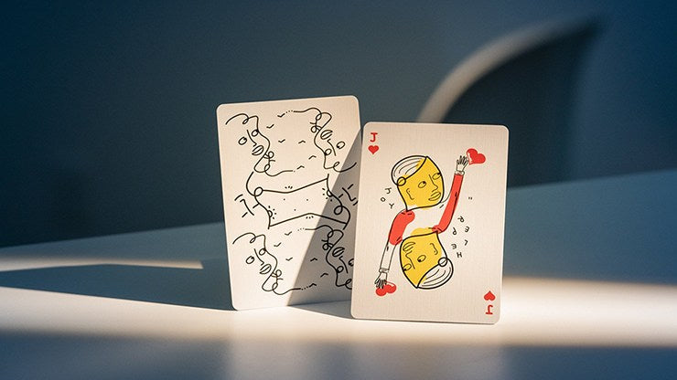 Shantell Martin Playing Cards by theory11- White Playing Cards by Theory11