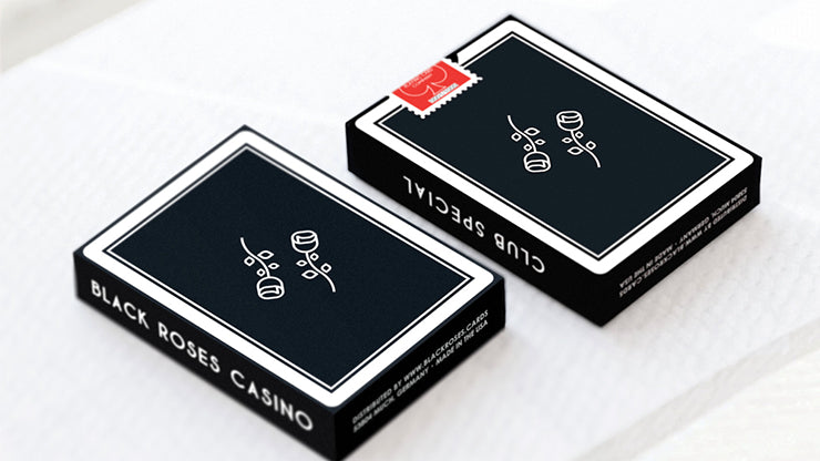 Black Roses Casino Playing Cards Playing Cards by Daniel Schneider