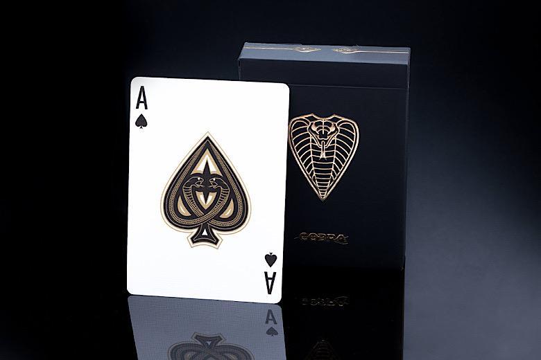 COBRA Black Edition Playing Cards Playing Cards by Cartamundi