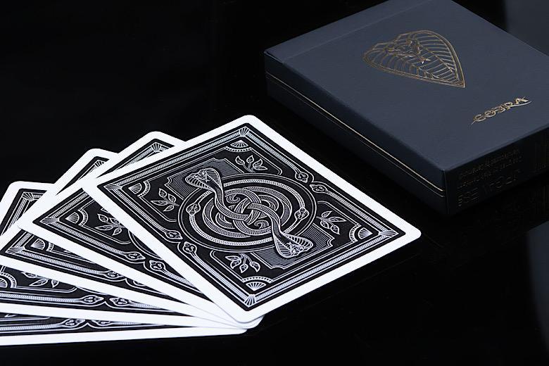 COBRA Black Edition Playing Cards Playing Cards by Cartamundi