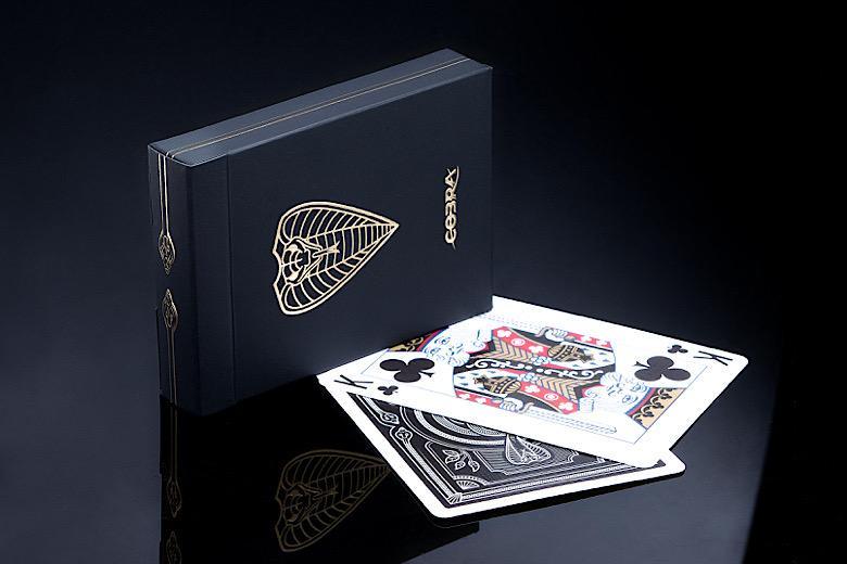 COBRA Black Edition Playing Cards Playing Cards by Cartamundi