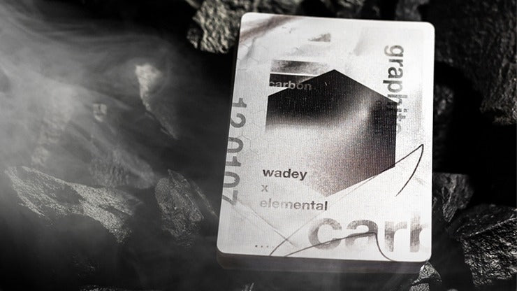 Carbon Playing Cards - Graphite Edition Playing Cards by Luke Wadey
