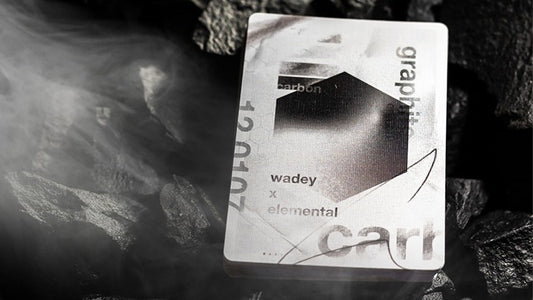 Carbon Playing Cards - Graphite Edition Playing Cards by Luke Wadey