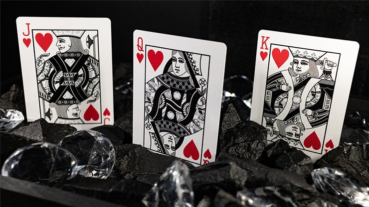Carbon Playing Cards - Diamond Edition Playing Cards by Luke Wadey