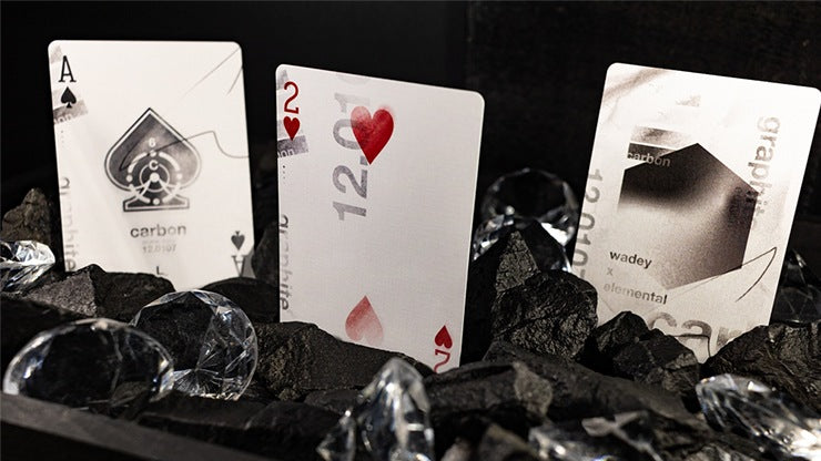 Carbon Playing Cards - Graphite Edition Playing Cards by Luke Wadey