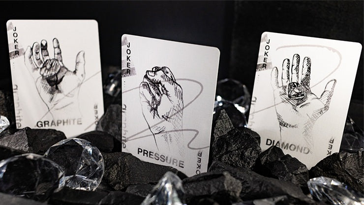 Carbon Playing Cards - Graphite Edition Playing Cards by Luke Wadey