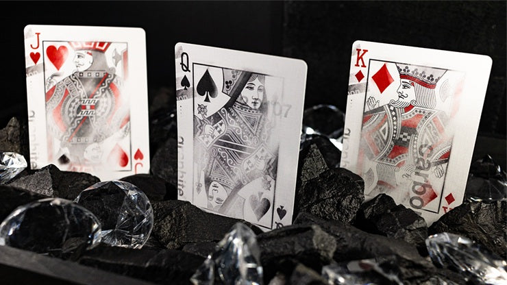 Carbon Playing Cards - Graphite Edition Playing Cards by Luke Wadey