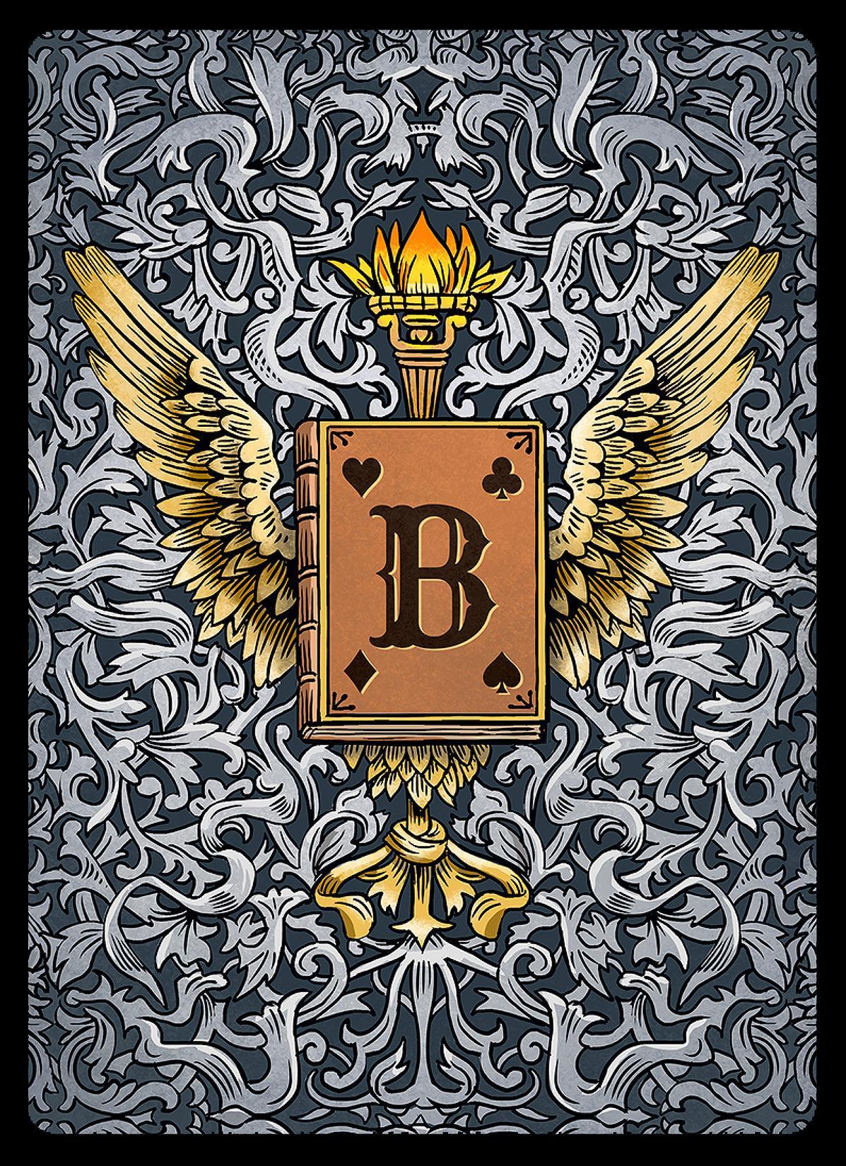 Biblioluminous Playing Card Deck Playing Cards by ChetArt