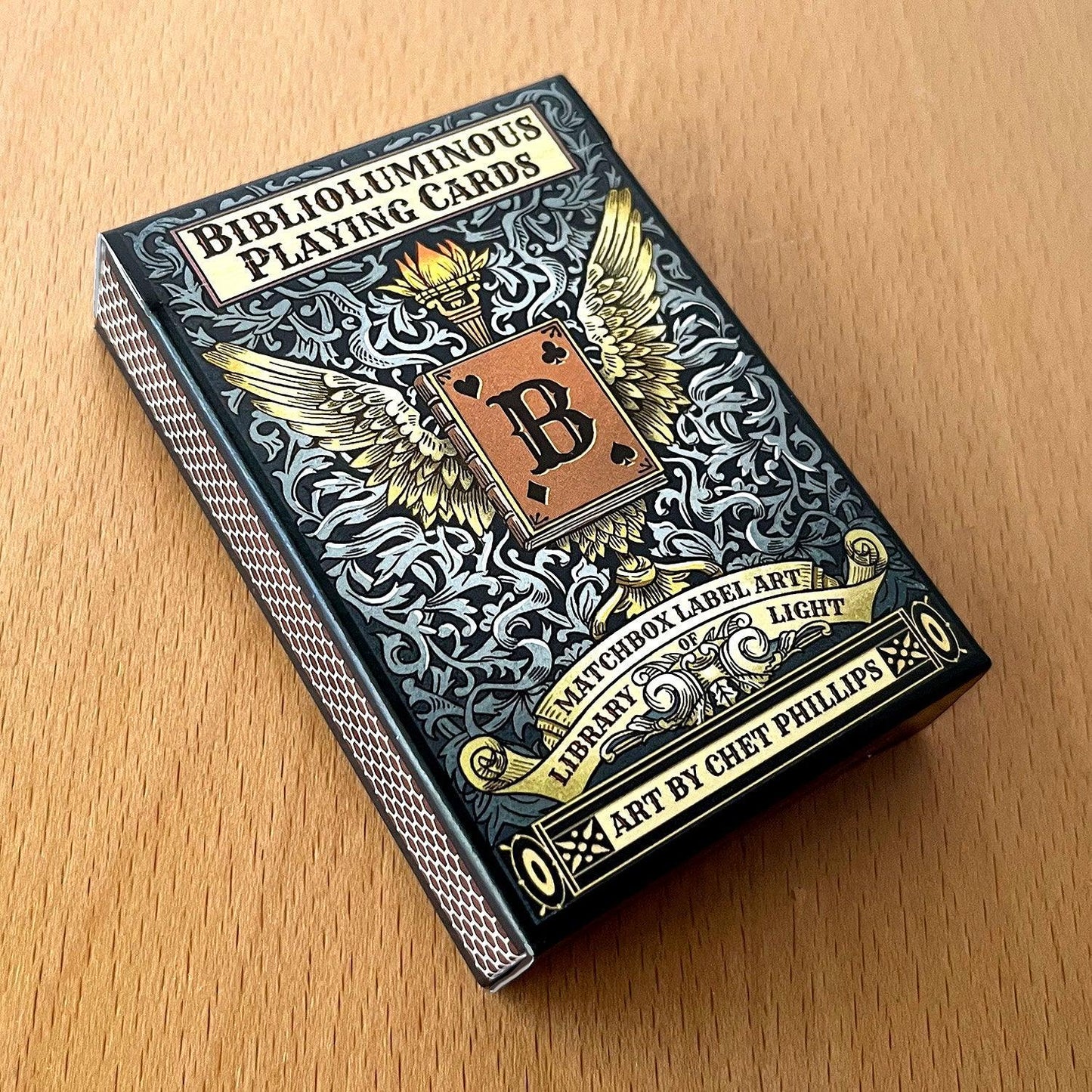 Biblioluminous Playing Card Deck Playing Cards by ChetArt