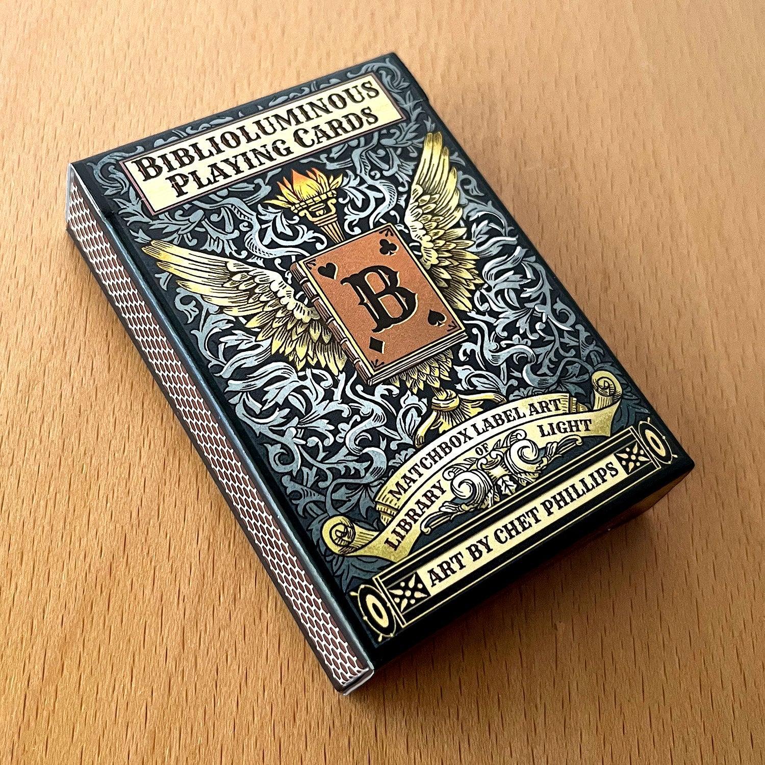 Biblioluminous Playing Card Deck Playing Cards by ChetArt