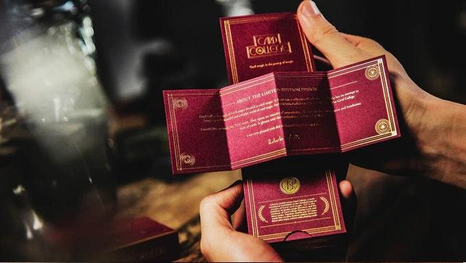 Card College Luxury Acrylic Box Set Playing Cards by Ark Playing Cards