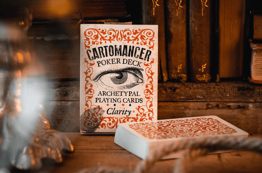 Cartomancer Clarity Playing Cards by Alain Benoit Playing Cards by Cartomancer Playing Cards