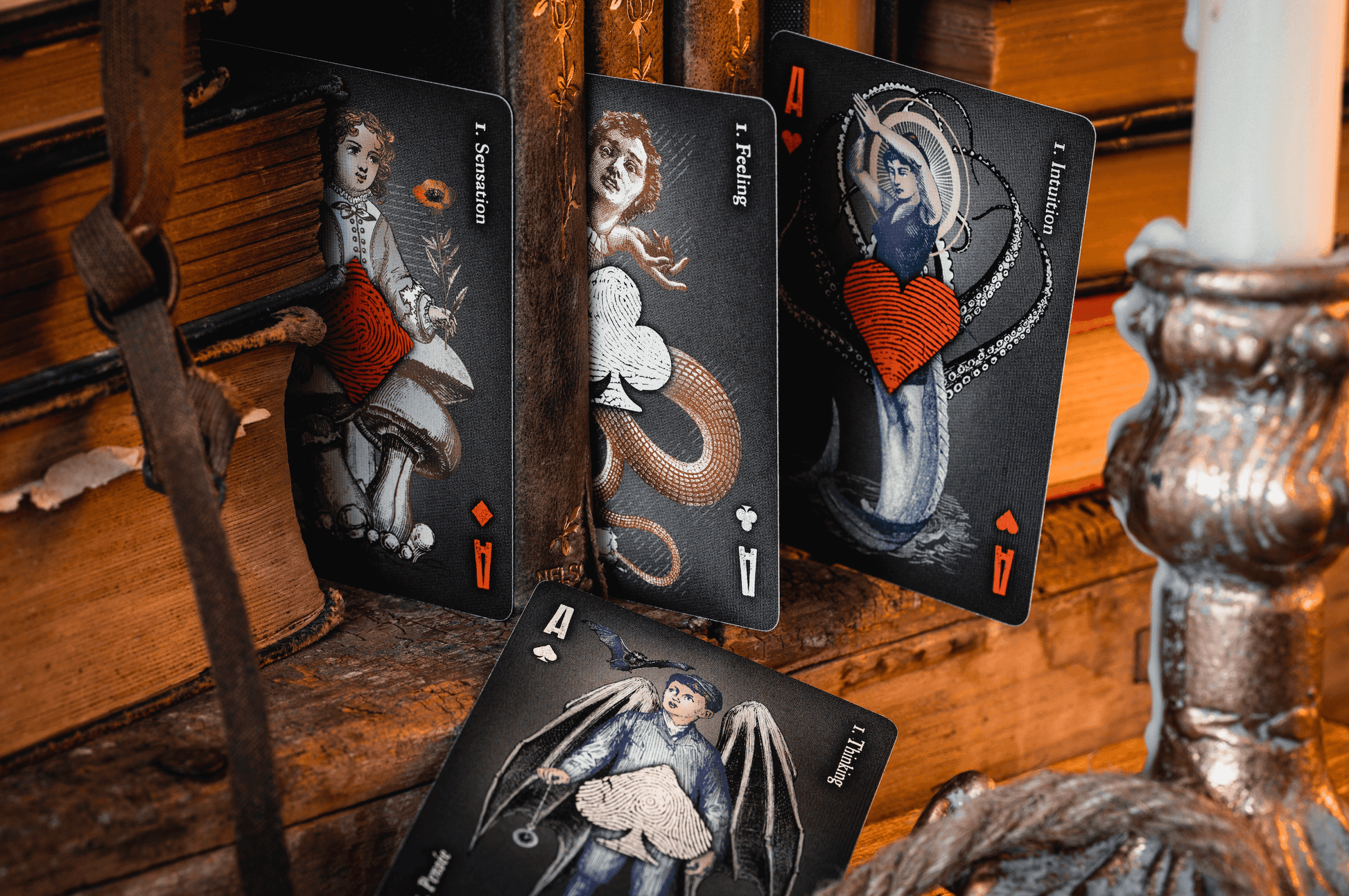 Cartomancer Shadow Playing Cards by Alain Benoit Playing Cards by Cartomancer Playing Cards