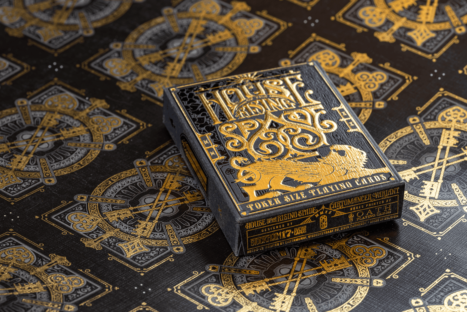 Uncut Sheet with signature - House of the Rising Spade Cartomancer V2 Playing Cards by Stockholm 17