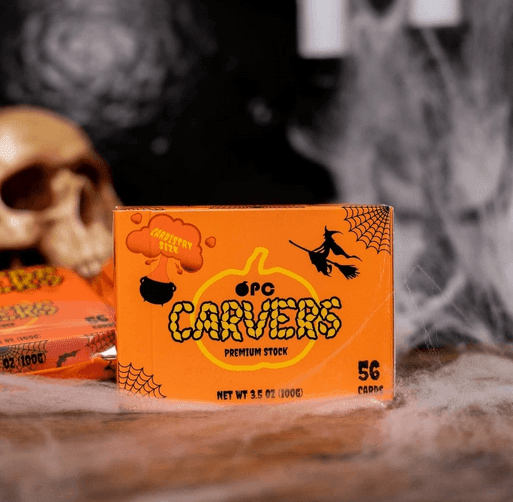 Carvers - V2 Pumpkin Playing Cards Playing Cards by Organic Playing Cards