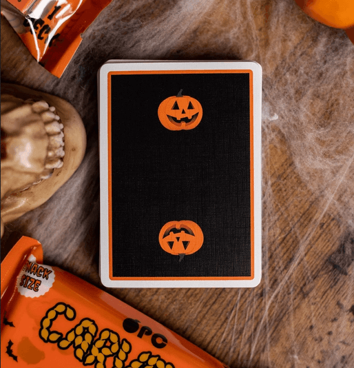 Carvers - V2 Pumpkin Playing Cards Playing Cards by Organic Playing Cards