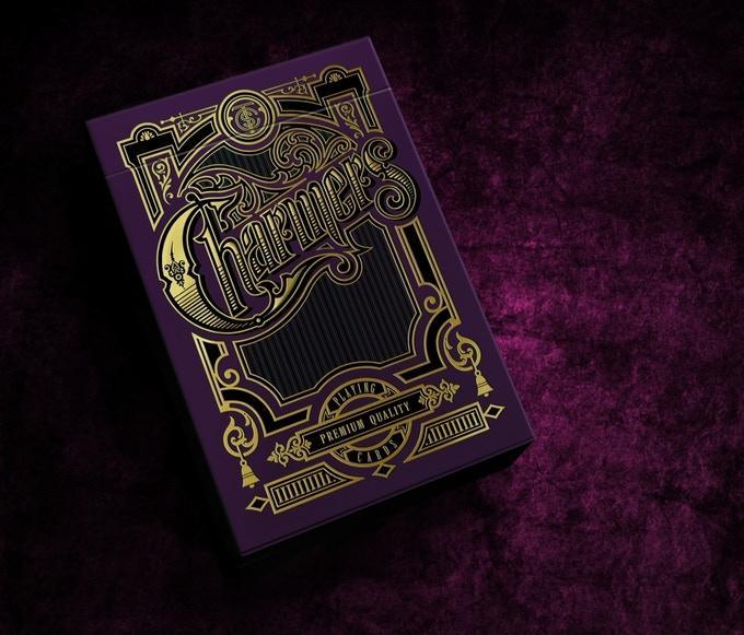 Charmers Playing Cards by Lotrek - Purple Playing Cards by Oath Playing Cards