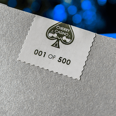 Cherry Casino Playing Cards House Deck - McCarran Silver Playing Cards by Pure Imagination Projects