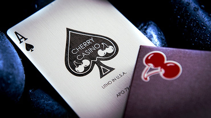 Cherry Casino House Deck - Desert Inn Purple Playing Cards by Pure Imagination Projects
