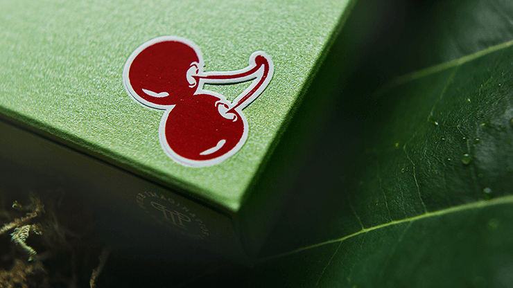 Sahara Green Cherry Casino House Deck Playing Cards by Pure Imagination Projects