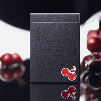 Cherry Casino House Deck - True Black (Black Hawk) Playing Cards by Pure Imagination Projects