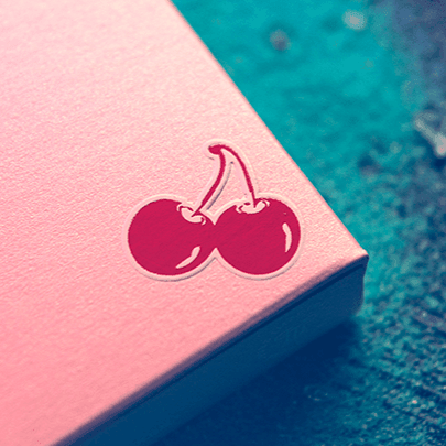 Cherry Casino House Deck - Flamingo Pink Playing Cards by Pure Imagination Projects