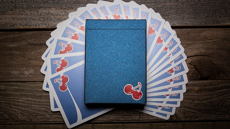 Cherry Casino House Deck Playing Cards - Tahoe Blue Playing Cards by Pure Imagination Projects