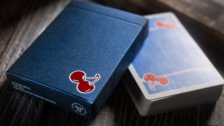 Cherry Casino House Deck Playing Cards - Tahoe Blue Playing Cards by Pure Imagination Projects