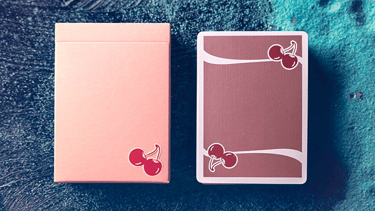 Cherry Casino House Deck - Flamingo Pink Playing Cards by Pure Imagination Projects