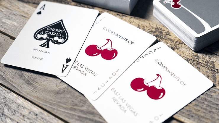 Cherry Casino Playing Cards House Deck - McCarran Silver – Rare Cherry Casino Playing Cards House Deck - McCarran Silver – Rare