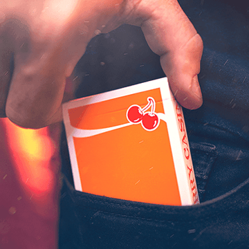 Orange Cherry Casino Playing Cards Playing Cards by Pure Imagination Projects