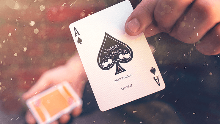 Orange Cherry Casino Playing Cards Playing Cards by Pure Imagination Projects