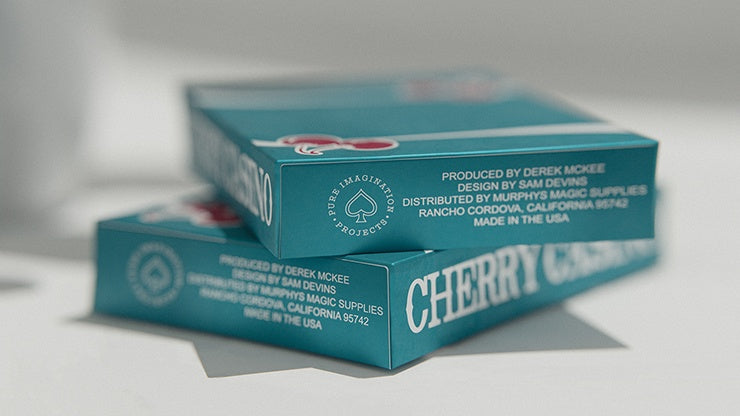 Cherry Casino - Tropicana Teal Playing Cards by Pure Imagination Projects