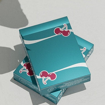 Cherry Casino - Tropicana Teal Playing Cards by Pure Imagination Projects