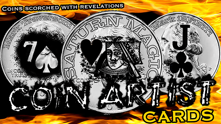Coin Artist Quarter Card Pack - 6 coins per pack Playing Cards by Murphy's Magic