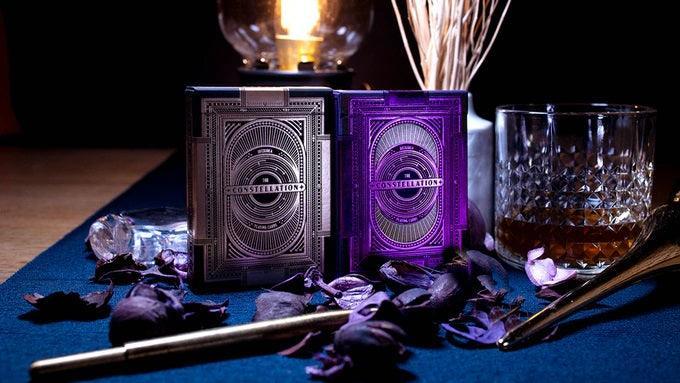 The Constellation Playing Cards - Mystique Purple Playing Cards by DECKIDEA