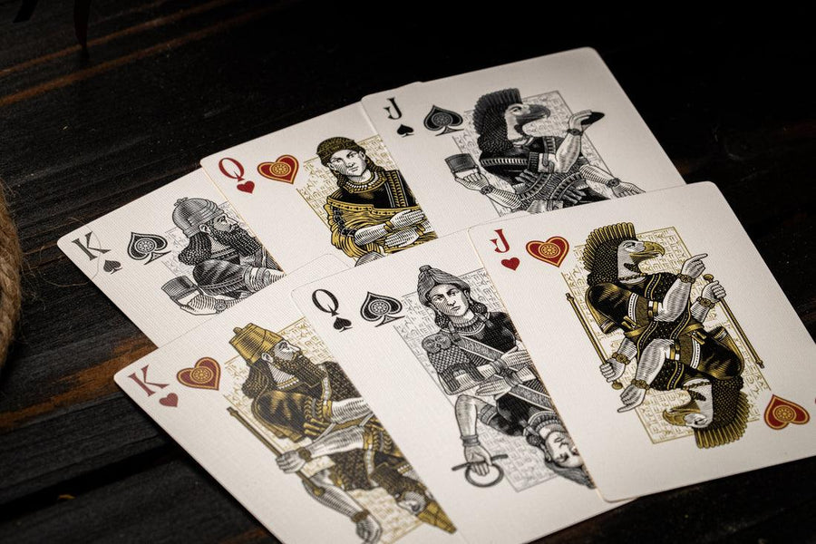 Gold ICON Playing Cards by Riffle Shuffle Playing Card Co