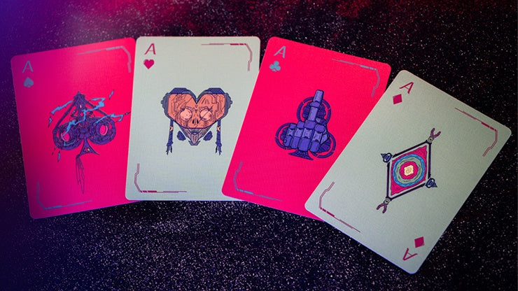 Cyberpunk Origin Standard Playing Cards Playing Cards by RarePlayingCards.com