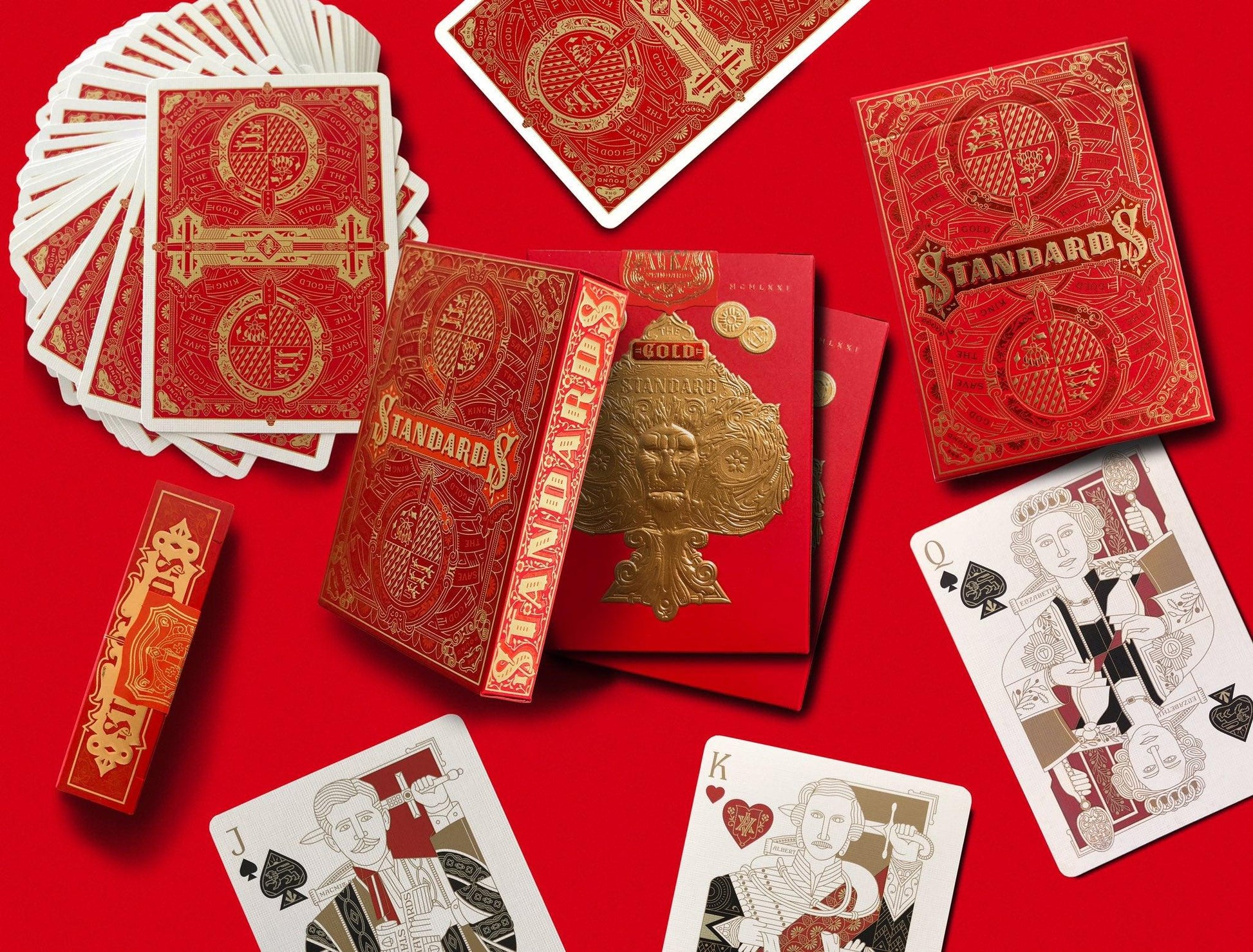 STANDARDS Black & Red Edition Playing Cards by Art of Play