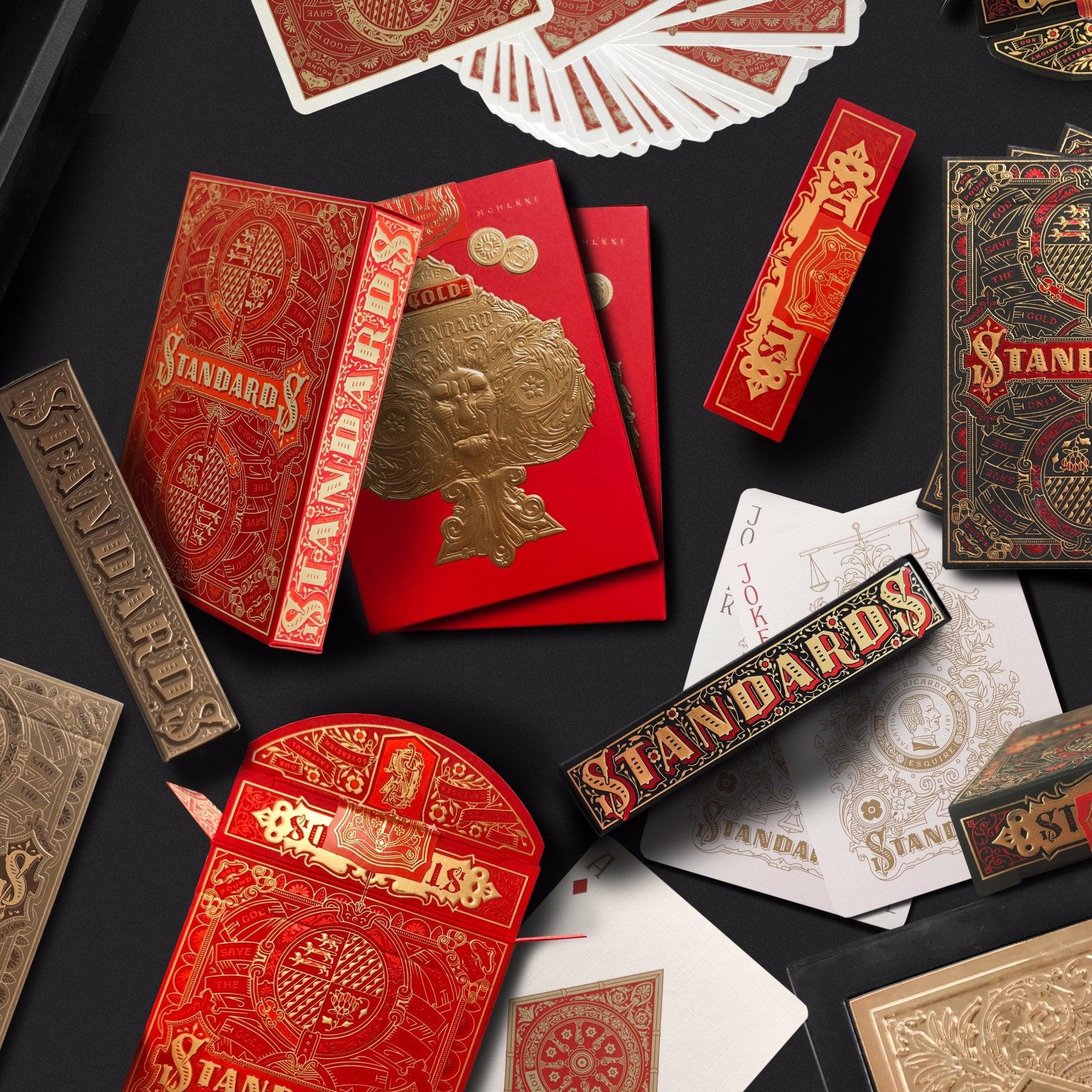 STANDARDS Black & Red Edition Playing Cards by Art of Play