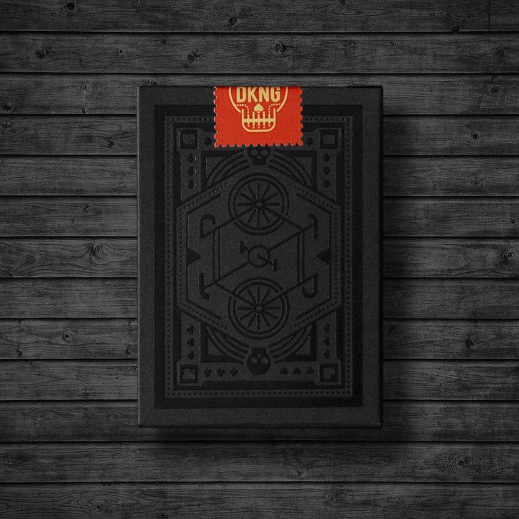 DKNG Black Wheel Playing Cards Playing Cards by Art of Play