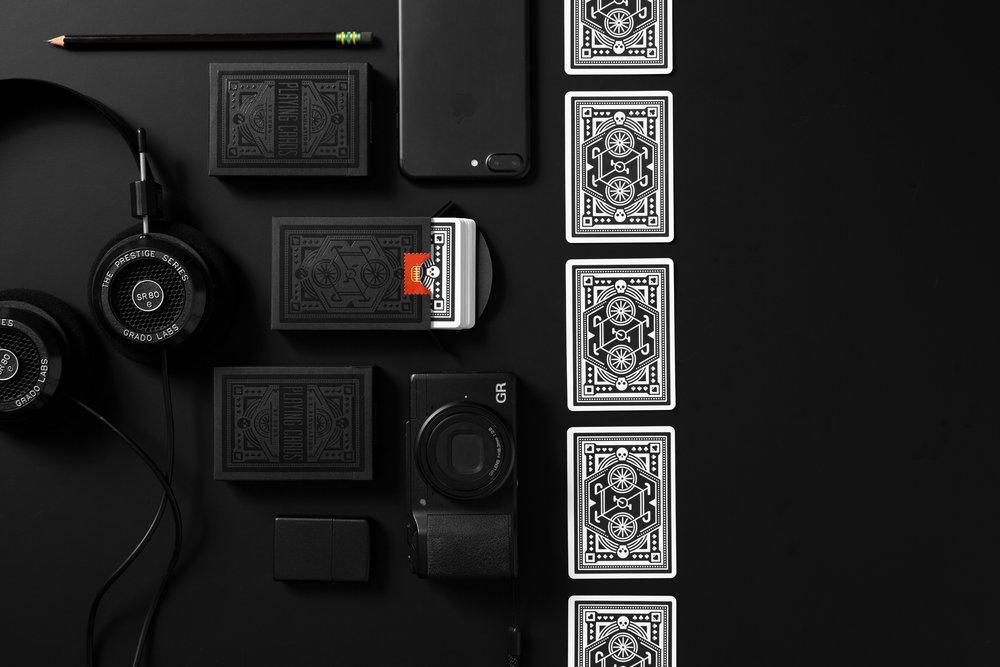 DKNG Black Wheel Playing Cards Playing Cards by Art of Play
